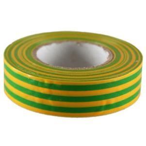PVC insulating adhesive tape - YelloW / Green - 20m