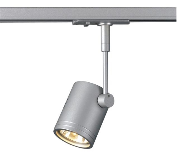 Bima I spot, Gris Argent, Gu10 , maximum 50W, adaptateur 1 allumage inclus