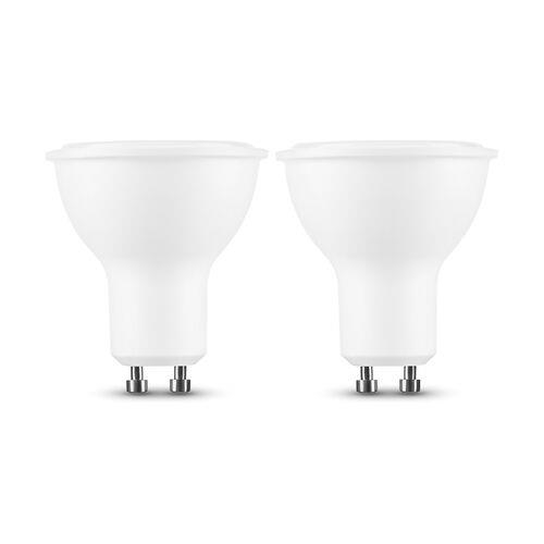 Led spot Alu - plastic 5W Gu10 60° 2700K 300lm B2 2 pieces