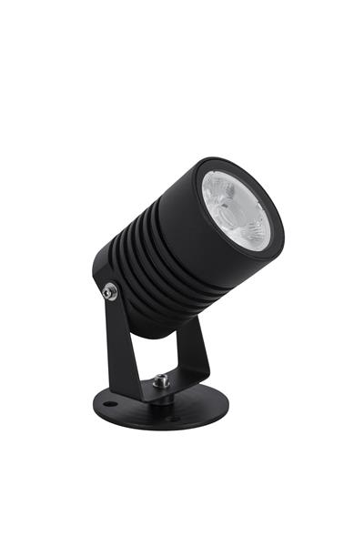 Fend Black Aluminium & glass Led 10W 742lm 3000K CRI > 80 100 - 240V angle du faisceau 24° IP65 D: 6