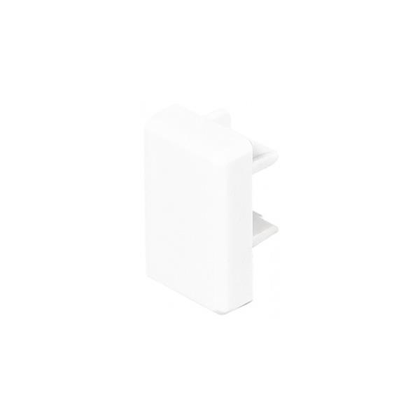 Embout pour goulotte 32 x 16mm Blanc sans halogène