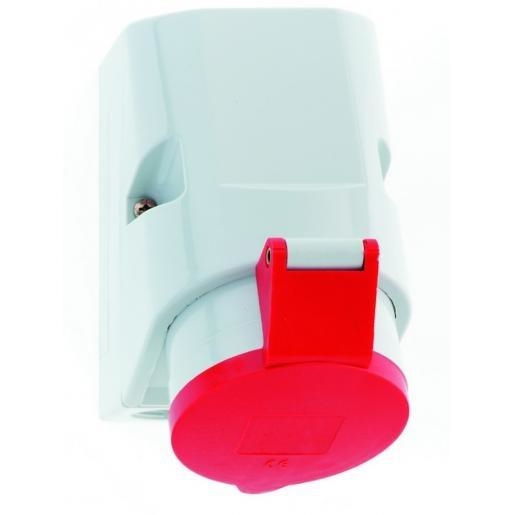 Bals CEE stekkerdoos 32A 3 polen + N + T 400V IP44 met 3 ingangen quick connect
