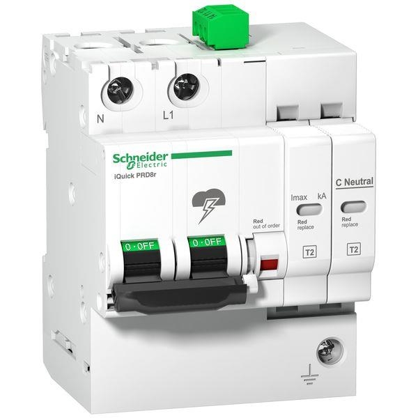 IQuick PRD20r modulaire overspanningsbeveiliging -1 polig + N - 264V - met overdracht op afstand