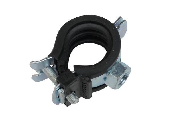 Metalen beugel M - 8 met EPDM rubber / 62mm - 65mm 62mm - 65mm