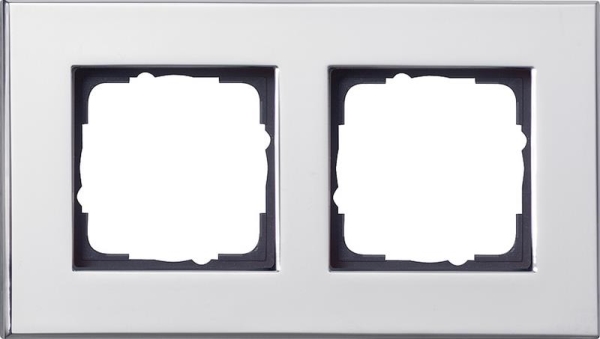 Cadre finition 2 x Gira Esprit Chrome
