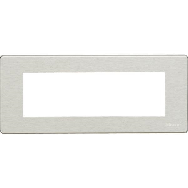 Plaque recouvrement Magic 6 modules - Aluminium