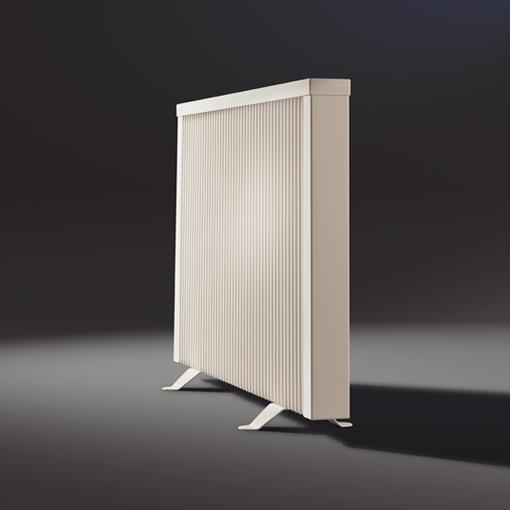 Inertie radiator type S 2000W met thermostaat en wielen 630x990x80mm 46kg voor +/- 43m³ met isolatie