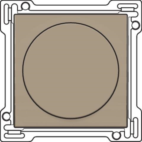 Set de finition pour variateur à bouton rotatif ou régulateur de vitesse Bronze