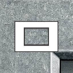 LivingLight - plaque rectangulaire 3 modules Native