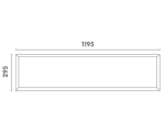 Led paneel 30 x 120cm - 3000K - 4000lm - niet dimbaar