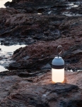 Maya Grey & White ABS & Iron Silicone Rubber Led 1.5 Watt 30lm 3000K IP20D: 7.7 H: 15 - 23cm