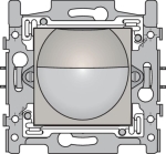 Détecteur de mouvement intérieur 180° avec contact de commutation 10A 230V 8mChampagne