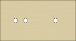 Double cover plate, horizontal 71mm center distance, for a double switching function and a single s