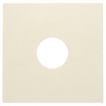 Afwerkingsset voor enkelvoudige coaxaansluiting voor TV, Creme