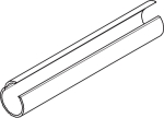 Tube PVC Quick Pipe Obo de diamètre 32mm longueur 2000mm Ral 7035 Gris clair