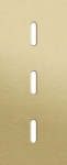 Plaque de recouvrement triple, verticale 60mm d'entraxe, pour trois fonctions de commutation simple,