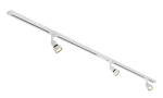 1 - phase rail set, Blanc, 2 x 1m, inclus 3 x Puri Spot et lampes Led