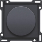 Afwerkingsset voor draaiknopdimmer of snelheidsregelaar Anthracite