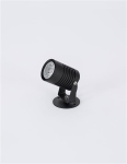 Fend Black Aluminium & glass Led 10W 742lm 3000K CRI > 80 100 - 240V angle du faisceau 24° IP65 D: 6