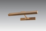 Painting lamp in brushed Bronze