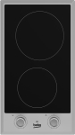 Domino vitro - céramique domino Inox 140 / 180mm - halogène - infra rouge