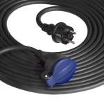 Rallonge heavy - duty avec câble caoutchouc longueur 20m IP44, 1 x 2 pôles + T, H07RN-F 3 x 1.5mm²,