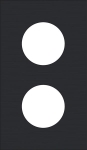 Tweevoudige afdekplaat, 60mm centerafstand, voor twee stopcontacten, Niko Rocker en Niko Toggle, Alu