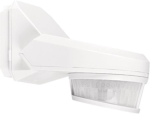 Détecteur de mouvement extérieur 230Vac 240° 16m montage sur plafond et mur Blanc