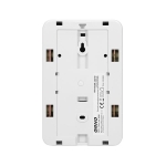 Sonnette filaire Brevis maxi AC bi - tonalité, 230V, Blanc facile à monter et pratique à utiliser ca