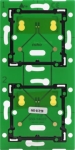 Double vertical platine murale pour Niko Home control