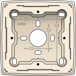 Single surface - mounting box for all flush - mounting devices from the Original series, Cream