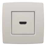 Afwerkingsset met HDMI naar HDMI aansluiting Light Light Grey