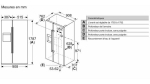 Réfrigérateur - pose-libre serie 6 Side-by-side NoFrost NoFrost, classe D, 41dB, éclairage Led, supp