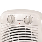 Radiateur soufflant pour salle de bain 1000 - 2000W avec voyant de puissance et thermostat réglable