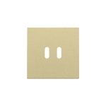 Set de finition pour double chargeur USB-C intelligent Alu Gold