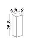 Sorren Anthracite die - casting Aluminium & clear glass Led E27 1 x 12W 220 - 240V IP65 Bulb exclude