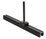 Eutrac clIP de fixation pour rail 3 allumages, Noir