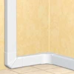DLP design wandgoot 50 x 80mm Wit - 2m - deksel 65mm
