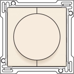 Set de finition relever / baisser pour interrupteur rotatif Creme