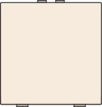 Bouton - poussoir simple pour Niko Home control Creme