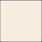 Blind plate, Cream