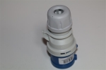 Fiche mâle CEE 16A / 230V / 3 pôles + T / IP44