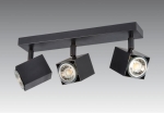 Ceiling lamp in brushed Bronze