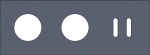Triple cover plate, horizontal 71mm centre distance, for two socket functions and one double switch