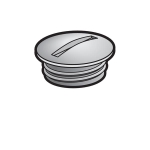 Blind plug M20 Grey