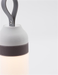 Maya Grey & White ABS & Iron Silicone Rubber Led 1.5 Watt 30lm 3000K IP20D: 7.7 H: 15 - 23cm