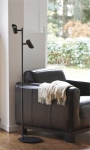 Floor lamp + shelf in brushed Bronze