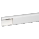 Goulotte DLP design 35 x 80mm Blanc - 2m - couvercle 65mm