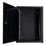 Logon wandrack 19" 16U breedte 600 x hoogte 823 x diepte 450mm Zwart
