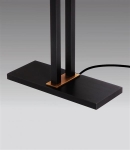 Lampe de table Bronze griffé + bronze léger